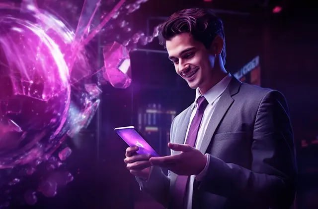 Filipino player browsing 9uok Game Lobby on a smartphone